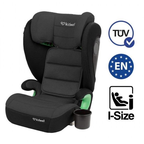 Scaun auto copii cu Isofix 15-36 Kg Kidwell Weston - Gri negru