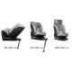 Scaun auto cu ISOFIX Kidwell Gocar, grupa de vârsta 40-135 cm, i-Size – gri