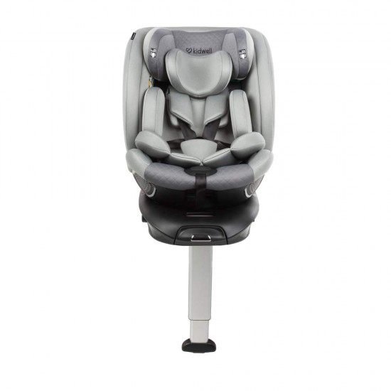 Scaun auto cu ISOFIX Kidwell Gocar, grupa de vârsta 40-135 cm, i-Size – gri