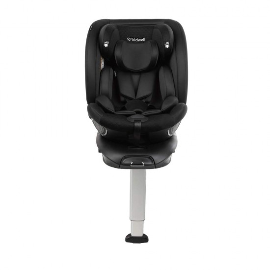 Scaun auto cu ISOFIX Kidwell Gocar, grupa de vârsta 40-135 cm, i-Size – negru