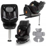 Scaun auto cu ISOFIX Kidwell Gocar, grupa de vârsta 40-135 cm, i-Size – negru gri