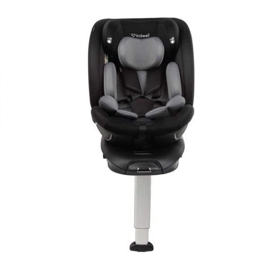 Scaun auto cu ISOFIX Kidwell Gocar, grupa de vârsta 40-135 cm, i-Size – negru gri