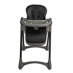 Scaun de masă Kidwell FORTO – pliabil, cu înălțime reglabilă, negru/gri