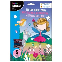 Set creativ Kidea Magic World cu autocolante cu sclipici - zâne