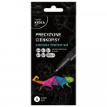 Set de finelinere cu precizie Kidea, 6 bucăți, dimensiuni diferite
