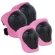 Set de protectie Kidwell Trix, genunchiere, cotiere si palme, marime M, roz