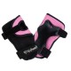 Set de protectie Kidwell Trix, genunchiere, cotiere si palme, marime S, roz
