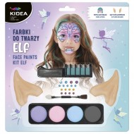 Set de vopsea pentru fată și păr cu urechi Elfi– Kidea