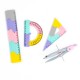 Set geometric puzzle Kidea pentru fete – 4 piese, 20 cm