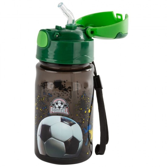 Sticla apă copii, recipient plastic 330ml, model Fotbal, superliga - Derform