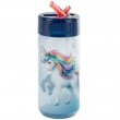 Sticlă de apă fete, 330 ml, model UNICORN - Derform