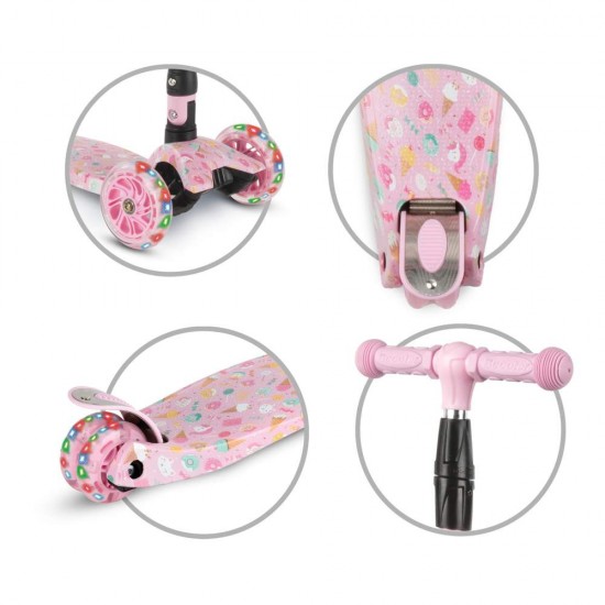 Trotinetă copii Kidwell Vento 3 ani, candy