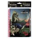 Caiet creativ cu spirală 3 în 1: carte de colorat, fișe răzuibile și jurnal – Kidea Dinozauri