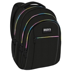 Ghiozdan copii, 3 compartimente,model Black Vibe Cucurbeu - BackUp