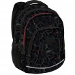 Ghiozdan ergonomic , cu 4 compartimente - model Cyber Black - Backup
