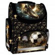 Ghiozdan ergonomic pentru băieți - model Golden Ball, fotbal - Derform