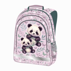 Ghiozdan fete cu 2 compartimente, model PANDA, Derform