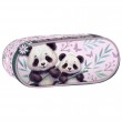 Penar copii cu un compartiment, formă ovală, design Sweet Panda - Derform Penar copii cu un compartiment, formă ovală, design Sweet Panda - Derform