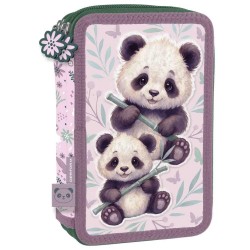 Penar copii echipat cu două compartimente pentru fete, design Panda - Derform