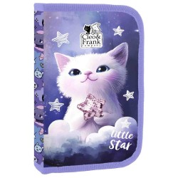 Penar copii echipat cu rechizite și pliabil, model Little Star Cleo & Frank - Derform
