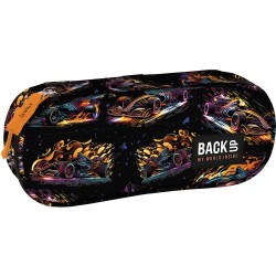 Penar cu fermoar, formă ovală, model Mașinuțe de curse - BackUp