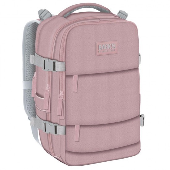 Rucsac/ghiozdan școlar și bagaj de mână avion - culoarea roz, Backup
