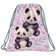 Rucsac tip sac cu șnur fete, model Panda - Derform