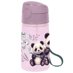 Sticla apă copii, recipient plastic 330ml, model Panda - Derform