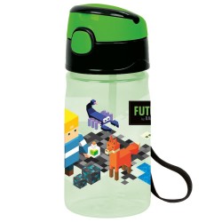 Sticlă de apă pentru băieți, 330ml - model MINECRAFT - Derform