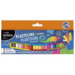 Plastilina Kidea, 24 culori