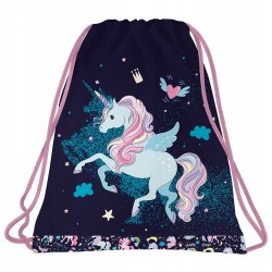 Rucsac tip sac cu șnur  Derform, model unicorn