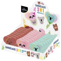 Textmarker cu figurină Kidea – 3 în 1