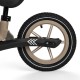 Bicicletă fără pedale Bebego Aero cu roți gonflabile, gri-bej