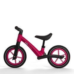 Bicicletă fără pedale Bebego Aero cu roți gonflabile, roz