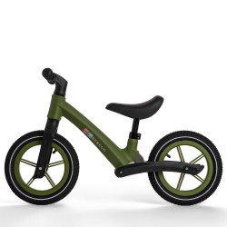 Bicicletă fără pedale Bebego Aero cu roți gonflabile, verde
