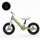 Bicicletă fără pedale Bebego Lumino cu LED, verde