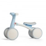 Bicicletă fără pedale Bebego Quattro 2 în 1, albastră