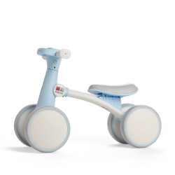 Bicicletă fără pedale Bebego Quattro 2 în 1, albastră