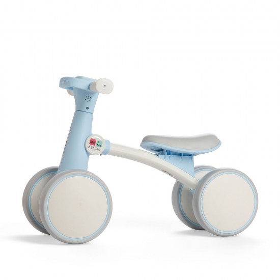Bicicletă fără pedale Bebego Quattro 2 în 1, albastră