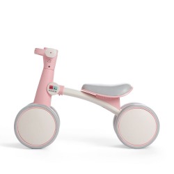 Bicicletă fără pedale Bebego Quattro 2 în 1, roz