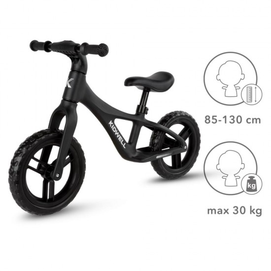 Bicicletă fără pedale Kidwell Jogo, negru