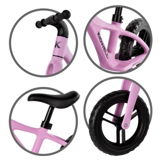 Bicicletă fără pedale Kidwell Jogo Pink, roz