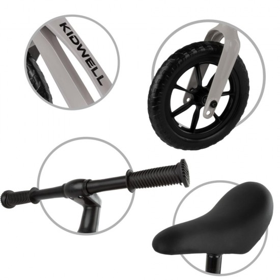 Bicicletă fără pedale,cu cadru din magneziu, Kidwell VITO Grey