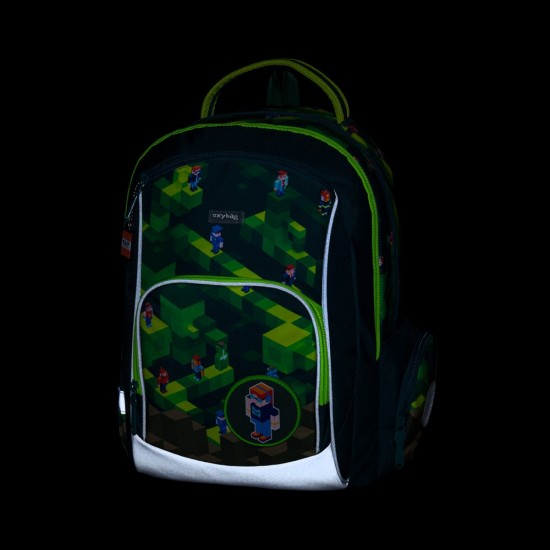 Ghiozdan ergonomic și rucsac pentru băieți   -OXY GO PLAYWORLD