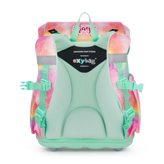 Ghiozdan ergonomic și rucsac pentru fete – Premium Cool Magic, Oxybag