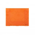 Mapă plastic cu elastic NEO COLORI, dimensiune A4, portocaliu