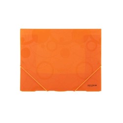 Mapă plastic cu elastic NEO COLORI, dimensiune A4, portocaliu