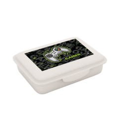 Premium Cool Gamer cutie de prânz pentru băieți, verde neon – negru, Oxybag