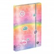 Premium Cool Magic dosar elastic Jumbo A4 pentru fete, Oxybag Premium Cool Magic dosar elastic Jumbo A4 pentru fete, Oxybag