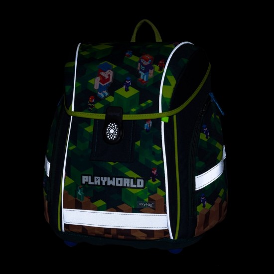 Premium Light Playworld ghiozdan pentru băieți, Minecraft gamer